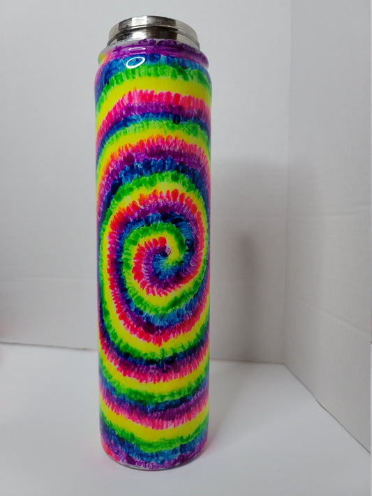 Hand Painted Rainbow Water Bottle