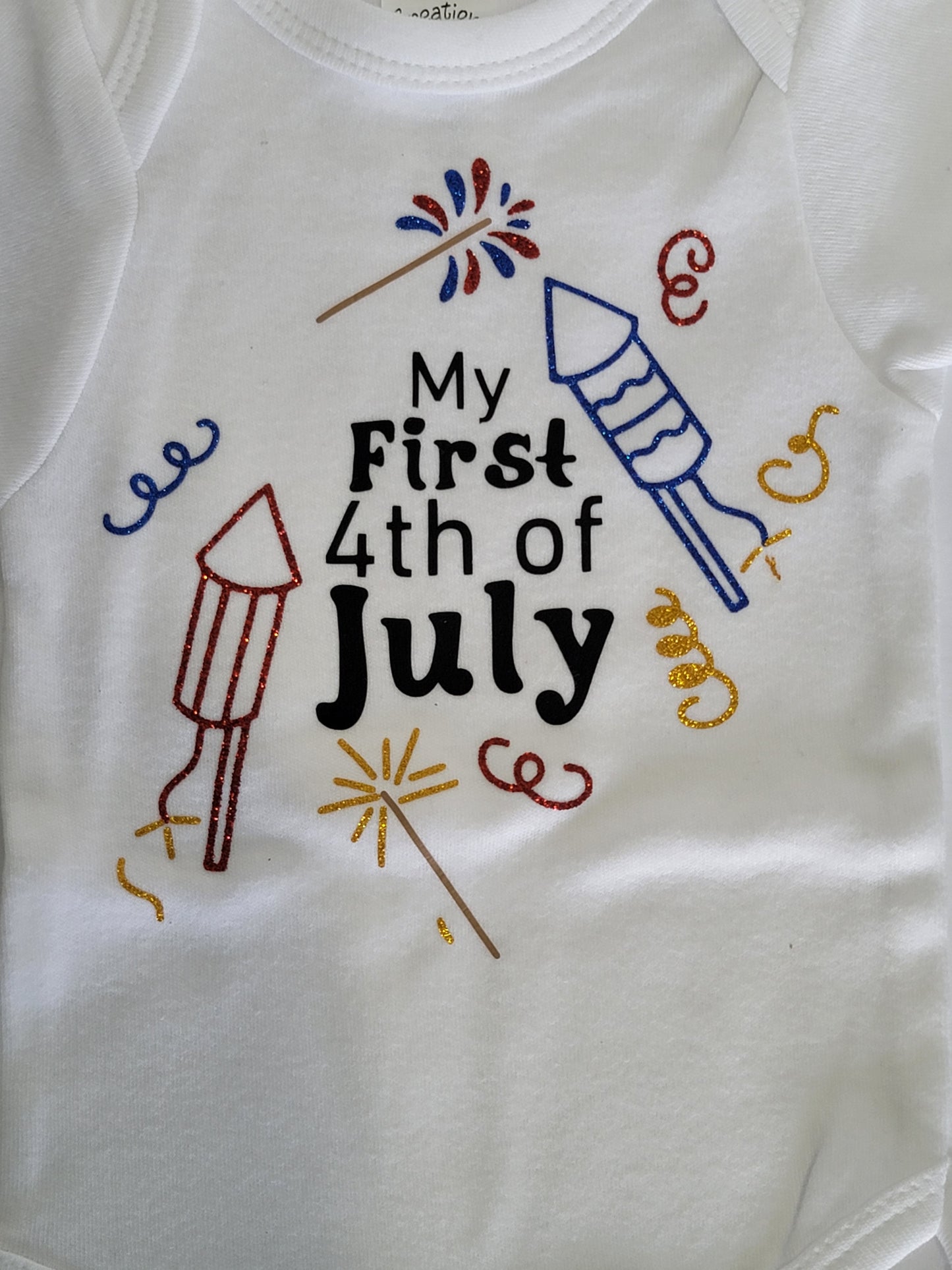 My First 4th of July Onesie