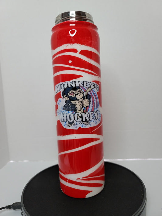 2 color marble water bottle