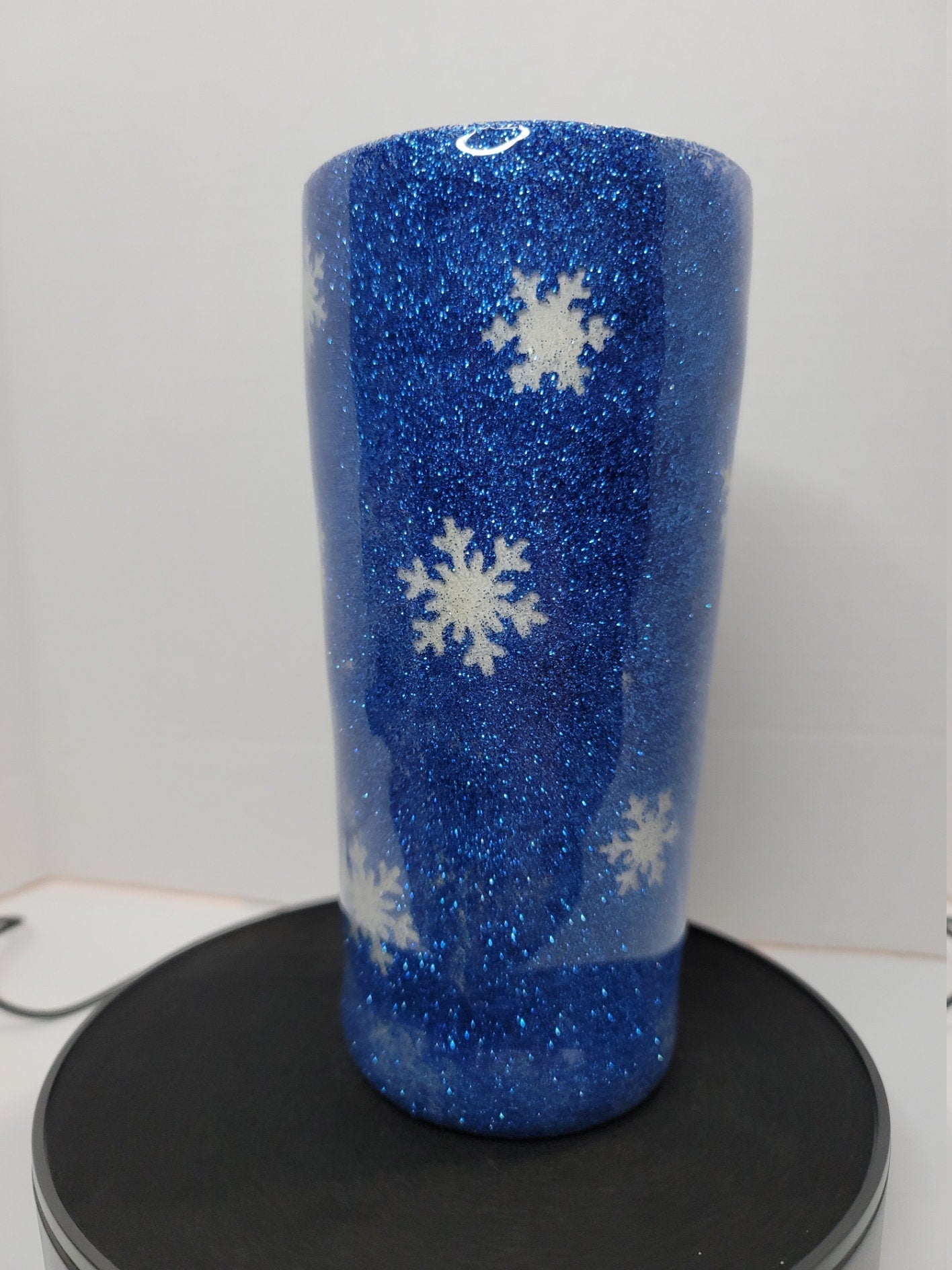 Glitter Let It Snow Tumbler