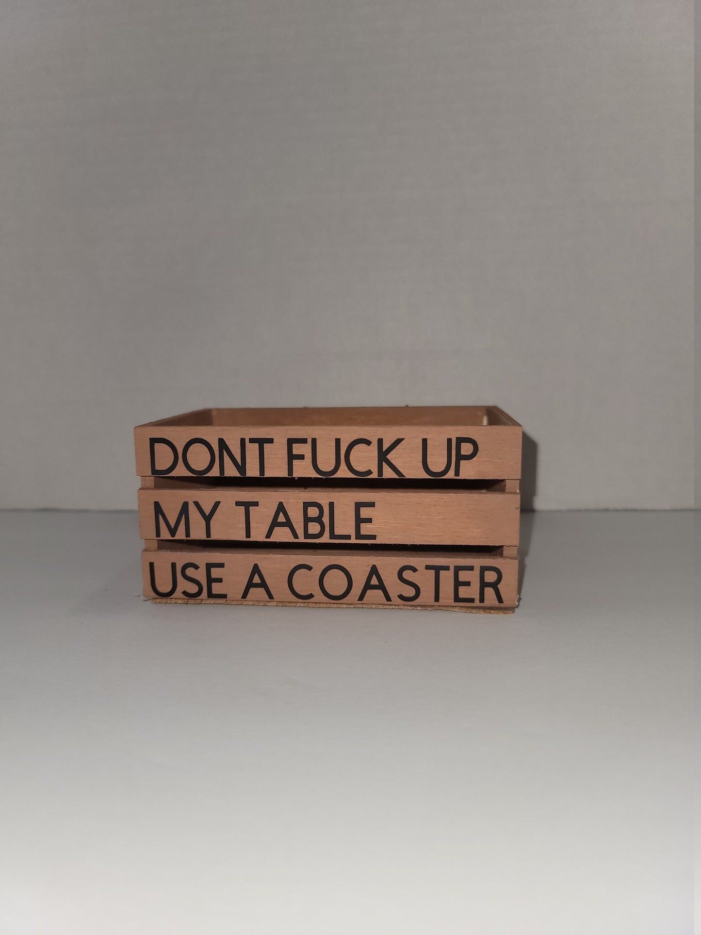 Wood Adult Coasters.