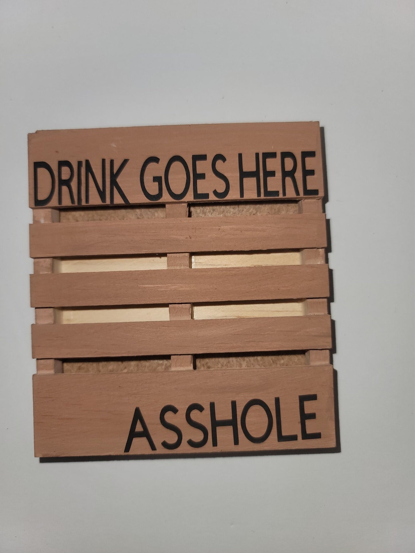 Wood Adult Coasters.