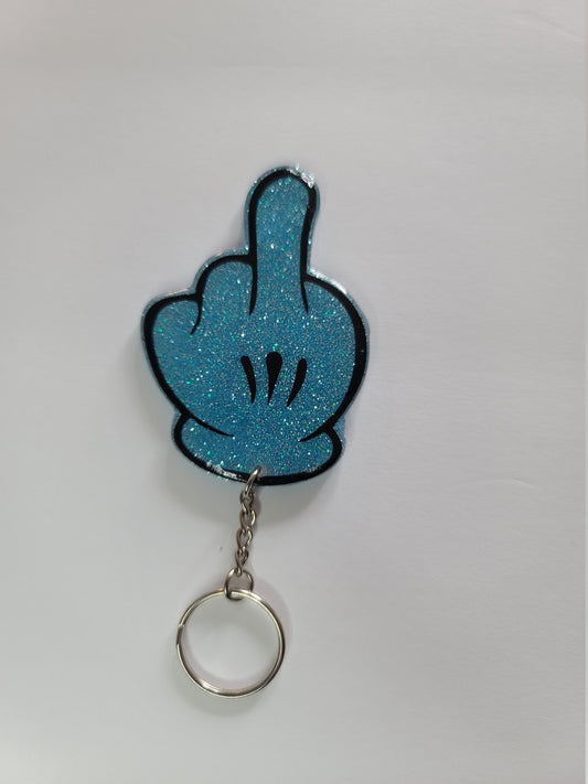 Middle Finger Key Chain