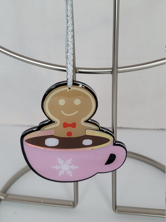 Gingerbread man stocking tag/ ornament