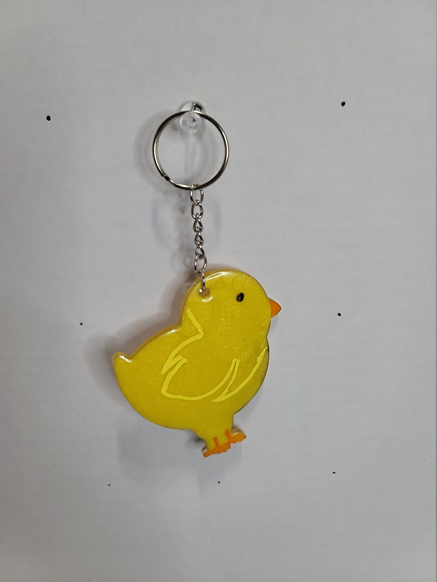 Easter Chick Key Chain